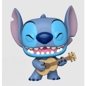 Figurina Funko POP Jumbo - Stitch with Ukelele | Funko imagine