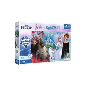 Puzzle 104 Super Shape XL. Frozen: Lumea Anei si a Elsei imagine