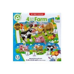 Set puzzle-uri progresive - Animalute imagine