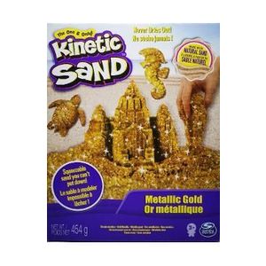 Kinetic Sand. Metale si minerale stralucitoare auriu imagine