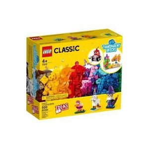 Lego Classic. Caramizi transparente creative imagine