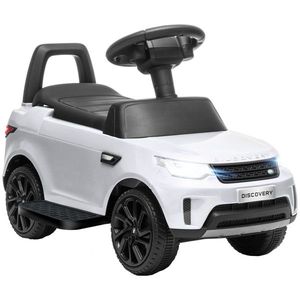 AIYAPLAY Mașinuță Electrică pentru Copii 18 Luni-5 Ani cu Licență Land Rover cu Muzică, USB și MP, 65x43x40 cm , Alb | Aosom Romania imagine