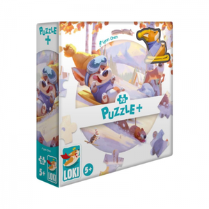 Puzzle Plus: Loki goes sledding - 70 pcs imagine