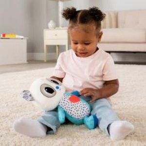 Jucarie Ursulet cu sunete si vibratii Lamaze, 16x13.5x25 cm, plus/textil, multicolor imagine