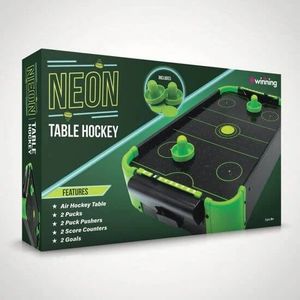 Resigilat - Joc de birou Air Hockey Neon imagine