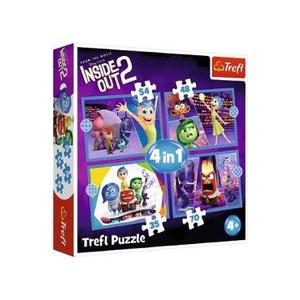 Puzzle 4 in 1. Inside out 2: O lume plina de emotii imagine