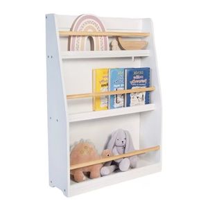 Organizator din lemn Ginger Home pentru jucarii si carti Cozy White imagine