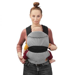 Marsupiu ergonomic Kinderkraft Adoree Mei Tai grey imagine