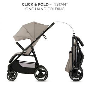 Carucior sport Kinderkraft Trig 3 stone beige imagine