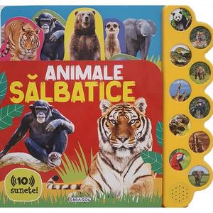 Animale salbatice. Carte sonora cu 10 sunete imagine