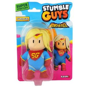 Figurina flexibila, Monster Flex, Stumble Guys, Super Gal imagine