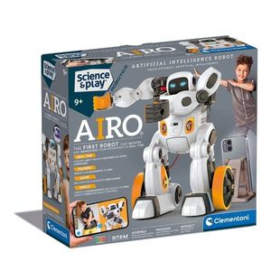 Kit de constructie, Clementoni, Robot interactiv AIRO, 80 piese imagine