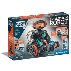 Kit de constructie, Clementoni, Evolution Robot interactiv, 50 piese imagine