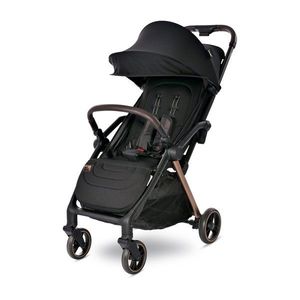 Carucior 2 in 1 autofold, Lorelli Loret, set adaptori inclus, cosulet auto inclus, pana la 22 kg, Black Jasper imagine