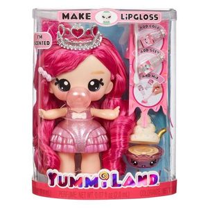 Papusa Yummiland, Large Doll and Lipgloss Pet, Bianca Bubblegum, 120735EUC imagine