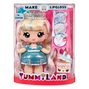 Papusa Yummiland, Large Doll and Lipgloss Pet, Callie Birthday Cake, 120742EUC imagine