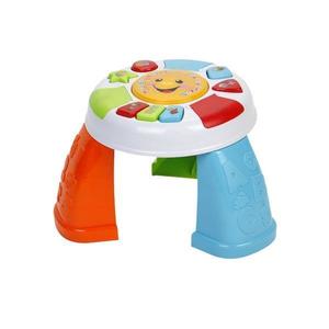 Masa educativa pentru bebelusi Baby Toys Bebeking, interactiv cu sunete, multicolor, 18x22cm imagine