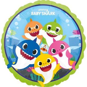 Balon folie baby shark 43 cm Amscan AM4075801 imagine