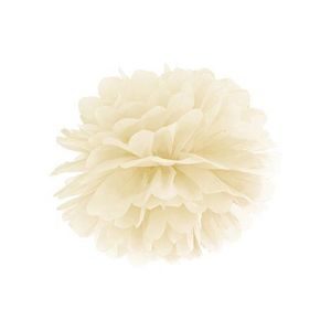 Pom pom crem 35 cm imagine