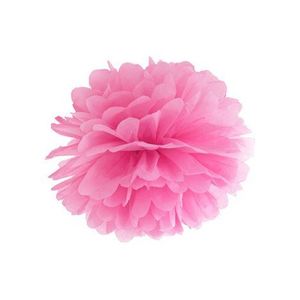 Pom pom roz 25 cm imagine