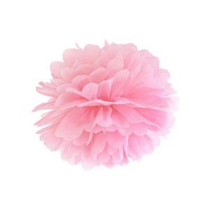 Pom pom roz deschis 25 cm imagine