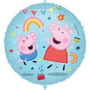 Balon folie peppa pig rotund 46 cm imagine