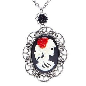 Colier schelet cameo dia de los muertos Widmann Italia 03587 imagine