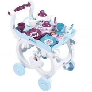 Carucior servire ceai Smoby Frozen 2 XL cu 17 accesorii imagine