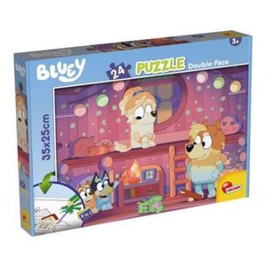 Puzzle de colorat - bluey si ora de povesti (24 piese) imagine