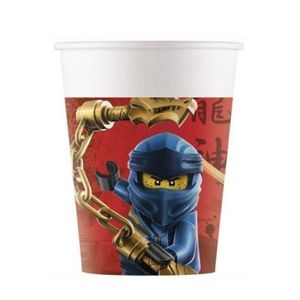 Pahare petrecere lego ninjago 200 ml imagine