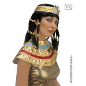 Peruca si guler Cleopatra - Set accesorii carnaval imagine