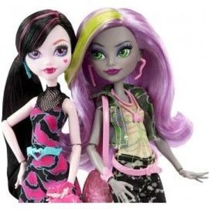 Set 2 papusi - Draculaura si Moanica - Welcome to Monster High imagine