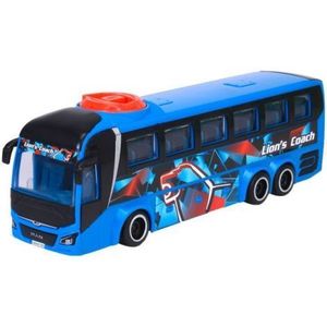 Autobuz Dickie Toys MAN Lion's Coach 26, 5 cm albastru imagine