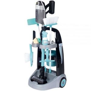 Jucarie Smoby Set curatenie cu troller si aspirator electronic Rowenta negru imagine