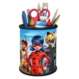 Puzzle 3D suport pixuri Miraculous 54 piese imagine