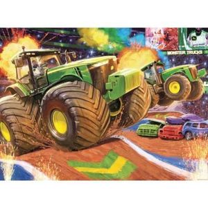 Puzzle John Deere Cu Roti Mari 100 Piese imagine