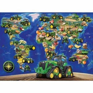 Puzzle Harta John Deere 300 Piese imagine