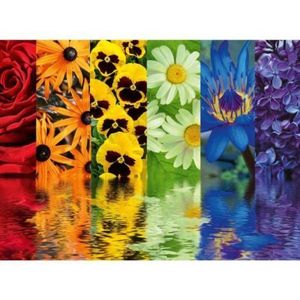 Ravensburger - Puzzle reflexia florilor 500 piese design nou imagine