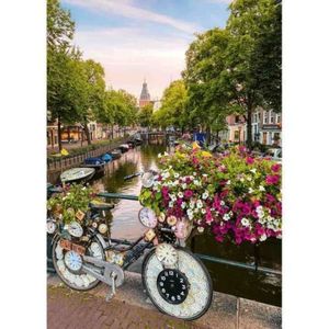 Ravensburger - Puzzle bicicleta in Amsterdam 1000 piese imagine