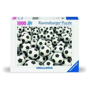 Ravensburger - Puzzle provocare mingi de fotbal 1000 piese design nou imagine