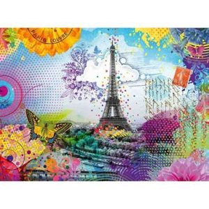 Ravensburger - Puzzle carte postala din Paris 500 piese imagine