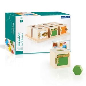 Peekaboo Lock Boxes, cutiute cu incuietori, Guidecraft imagine