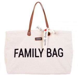 Geanta Childhome Family Bag Teddy Alb imagine