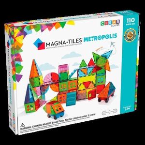 MAGNA-TILES Metropolis, set magnetic 110 piese imagine