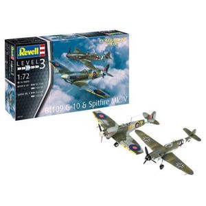 Set aeromodele messerschmitt bf109g10 & spitfire mk.v imagine