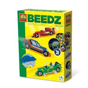 Set creativ Beedz - Margele de calcat Masina Glow in the Dark imagine