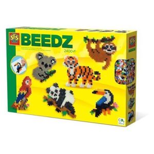 Set creativ copii - Margele de calcat cu Animale din Jungla Beedz imagine