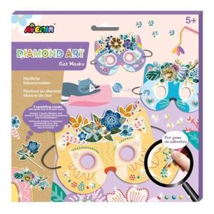 Set creativ DIY - Masti cu diamante - Pisica imagine