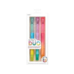 Stilouri duble 2 in 1 cu marker, Writer s Duo - set de 3 imagine