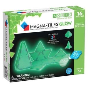 MAGNA-TILES Glow, set magnetic fosforescent imagine